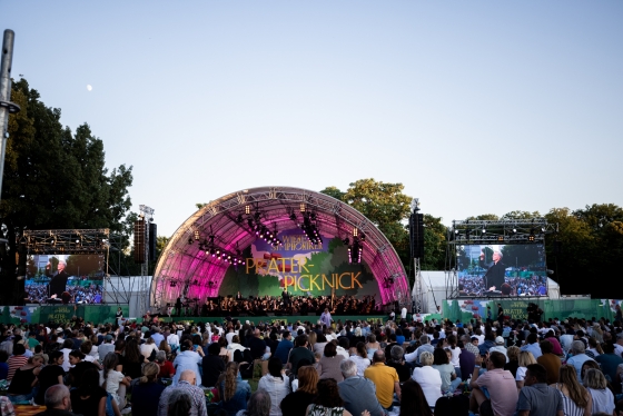 Bühne und Publikum beim Prater-Picknick 2023